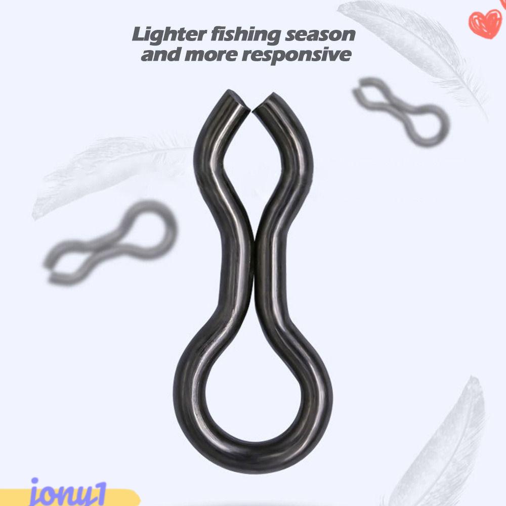 JONYE Bộ 100 Móc Câu Cá Mới|Đầu Nối Thiết Kế Nhỏ Gọn Siêu Bền Tiện Dụng