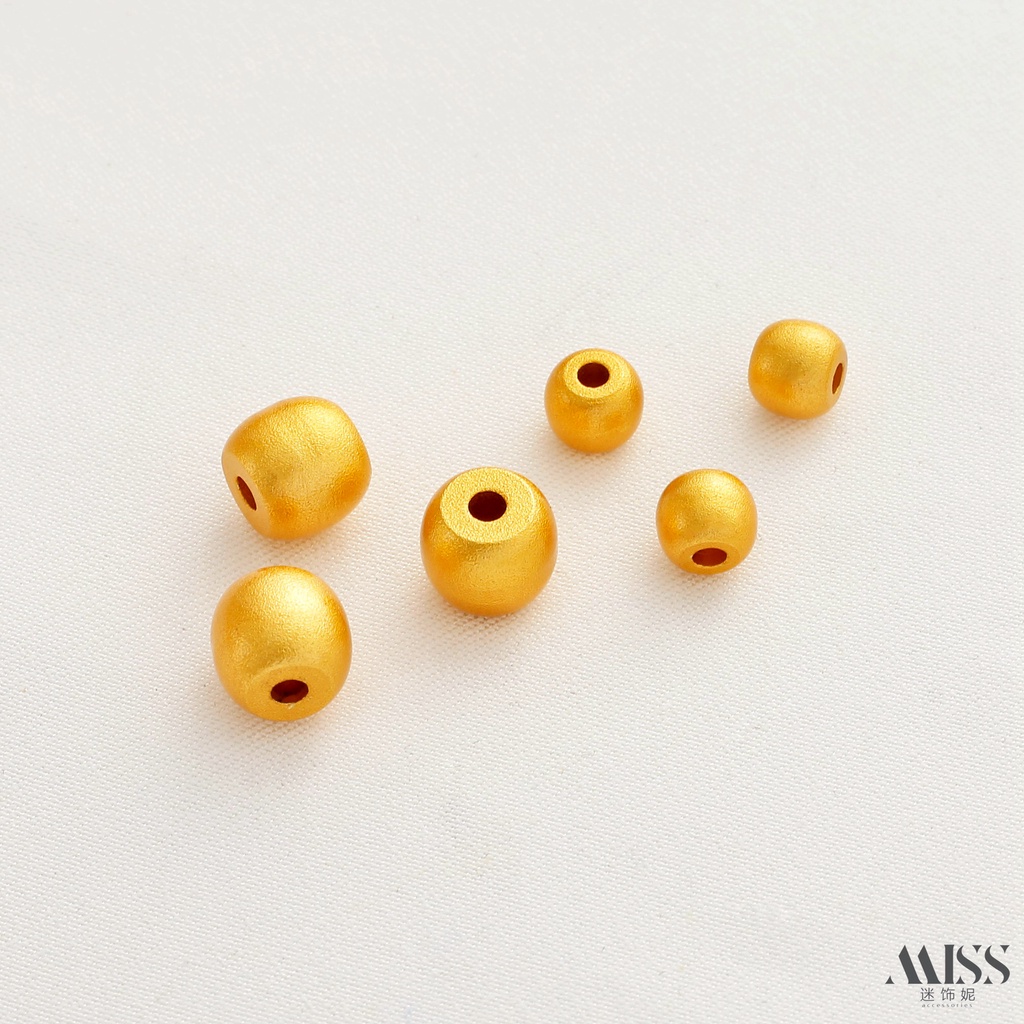 Hạt Xỏ Vòng Đeo Tay 10 Hạt Vàng Phong Cách Phật Giáo Nepal diy