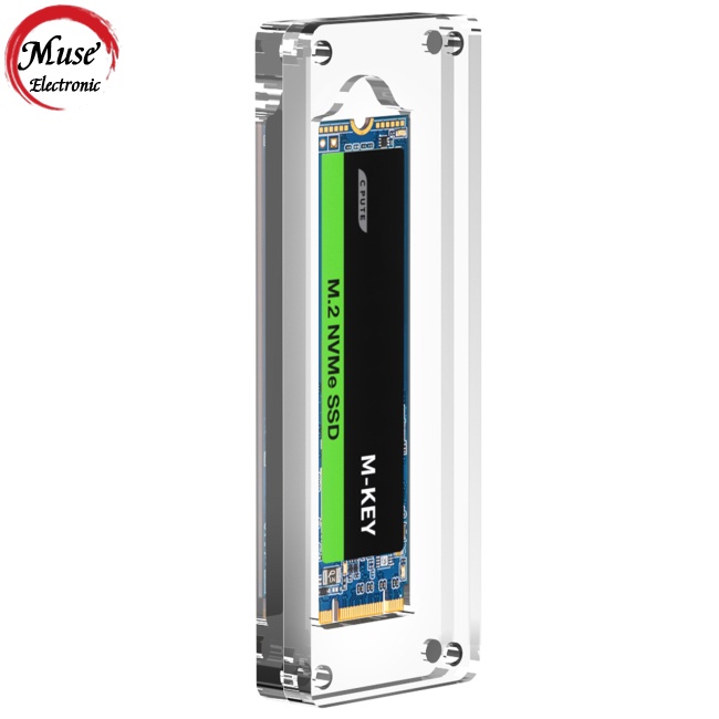 Hộp Đựng Ổ Đĩa Đơn M.2 / msata / nvme Ssd Hút Nam Châm Chống Bụi