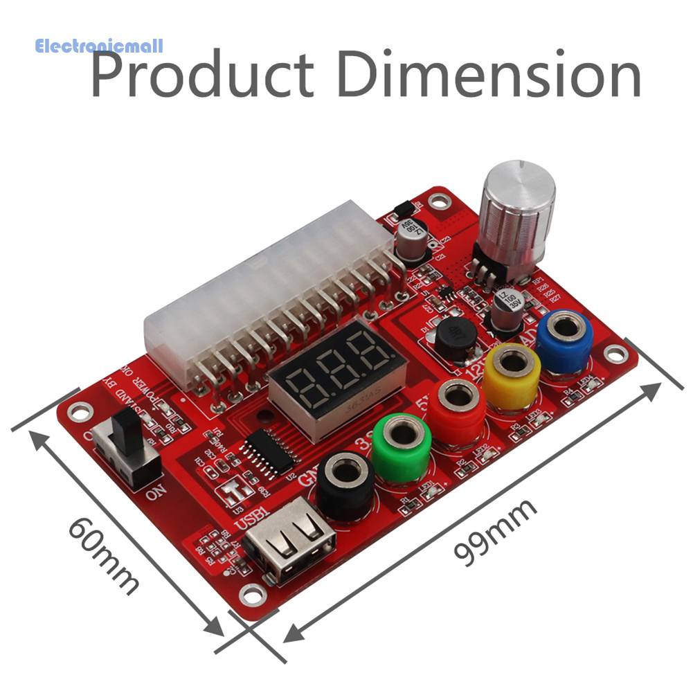 Bảng Mạch Nguồn ATX DC 24 / 20-Pin [ElectronicMall01.vn]#S