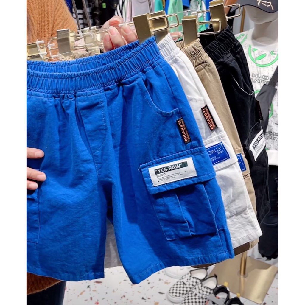 Quần Short cotton Phong Cách Hàn Quốc Mới Cho Bé Trai