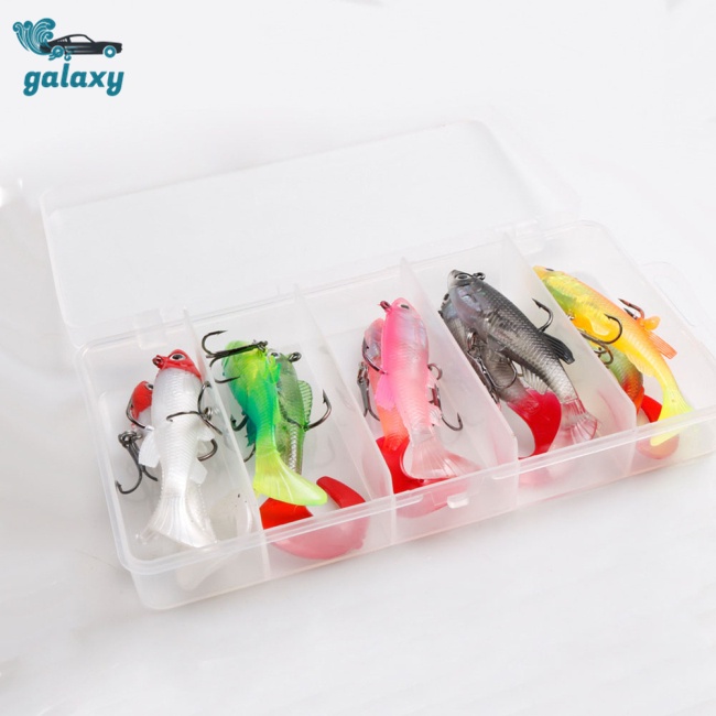 Galaxy Set Mồi Câu Cá Giả 9g 12.5g Nhiều Màu Sắc Kèm Móc Câu Tiện Dụng