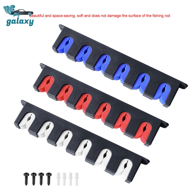 Galaxy Giá Đỡ Cần Câu Cá Gắn Tường / Trong Nhà / Ngoài Trời Tiện Lợi