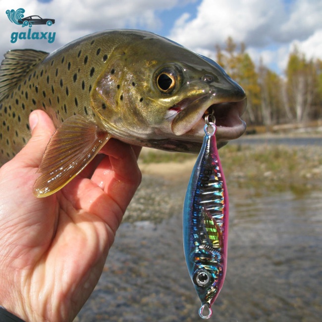 Galaxy Mồi Giả Câu Cá Hình Chữ S 60g 80g 3d