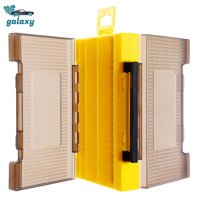 Galaxy Hộp Đựng Mồi Câu Cá Hai Mặt Có Tay Cầm Tiện Lợi