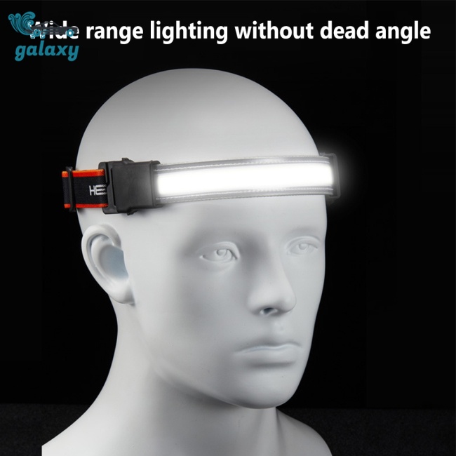 Galaxy Đèn Led Cob Đeo Đầu 250lm Sạc Usb Cảnh Báo An Toàn Cho Hoạt Động Ngoài Trời