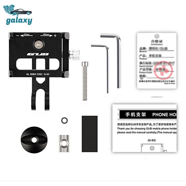 Galaxy Giá Đỡ Điện Thoại Bằng Hợp Kim Nhôm Gắn Yên Xe Đạp Leo Núi Chống Sốc / Trầ