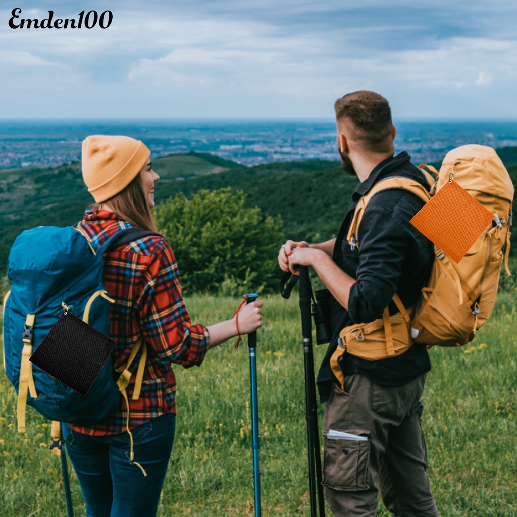 Emden Khăn Lau Mồ Hôi Không Lông Xù Siêu Sạch Sẽ Có Kẹp Làm Sạch Hiệu Quả Nhanh Khô Họa Tiết Waffle Dành Cho Gậy Đánh Golfer