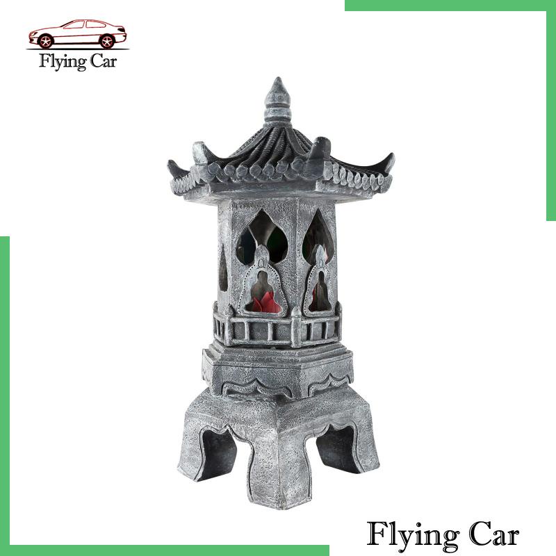 [Lzdjfmy2] Đèn Lồng Năng Lượng Mặt Trời Bằng Polyresin Cho Lối Đi Nông Trại