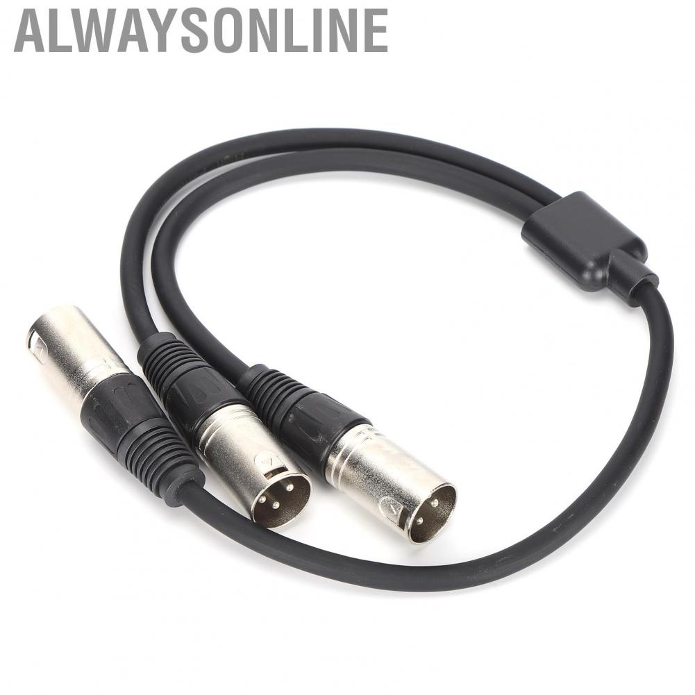 Alwaysonline JORINDO JD60711 XLR Male to Dual Cable YType Splitter Microphone