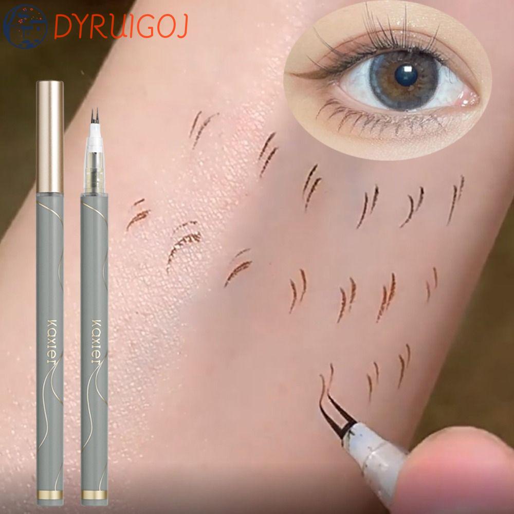 Bút Kẻ Mắt Đầu Nĩa 2 Ngòi Siêu Mịn Tự Nhiên Không Lem DYRUIDOJ