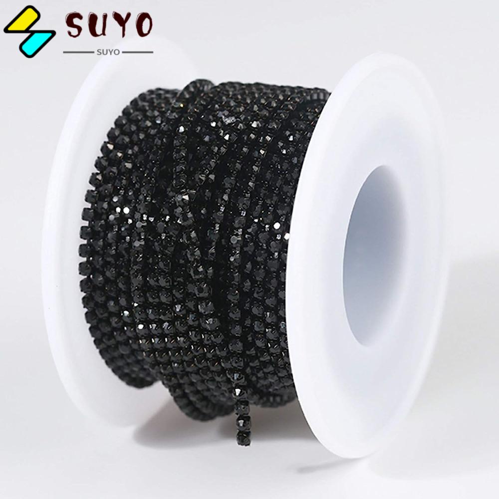 SUYO Dây Chuyền Mặt Móng Vuốt Đính Đá DIY