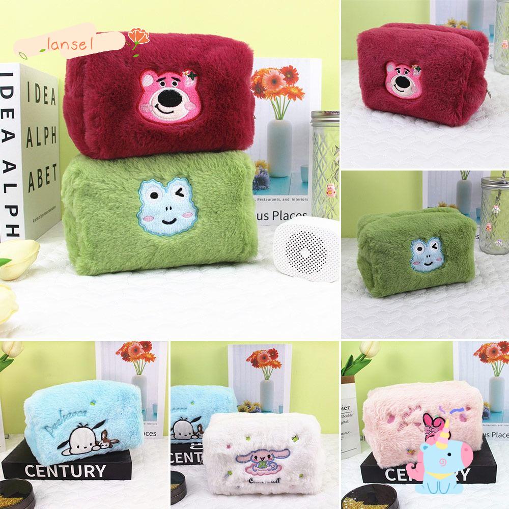 Túi Đựng Bút Bằng Vải Bông Họa Tiết Hoạt Hình Melody / Pacha Dog Cỡ Lớn