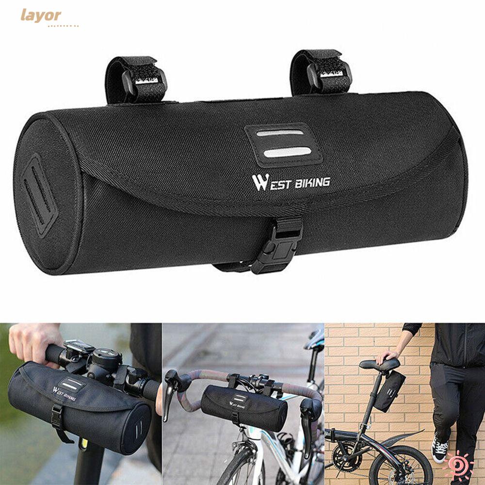 LAY Túi Đựng Đồ Gắn Khung Trước Xe Đạp Chống Thấm Nước Tháo Rời