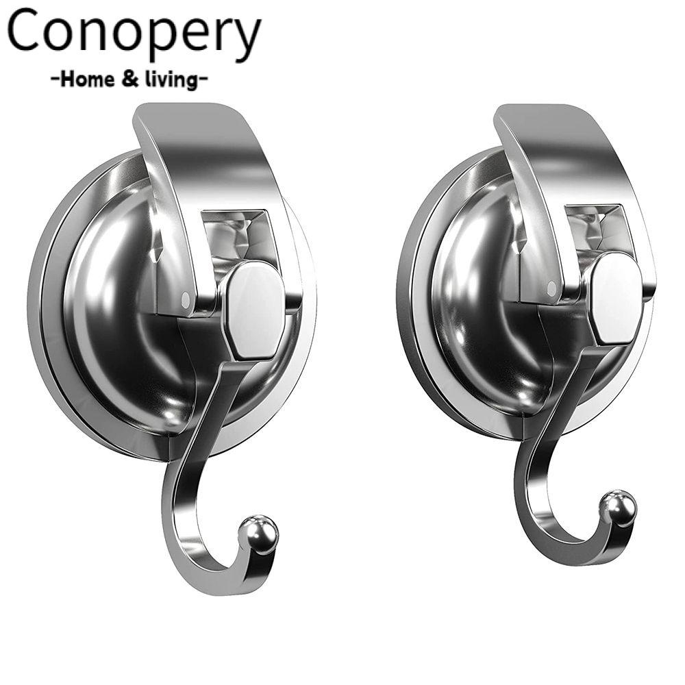 CONOPERY Móc Treo Vòi Hoa Sen Đánh Bóng Có Giác Hút Dễ Lắp Đặt Tháo Rờ