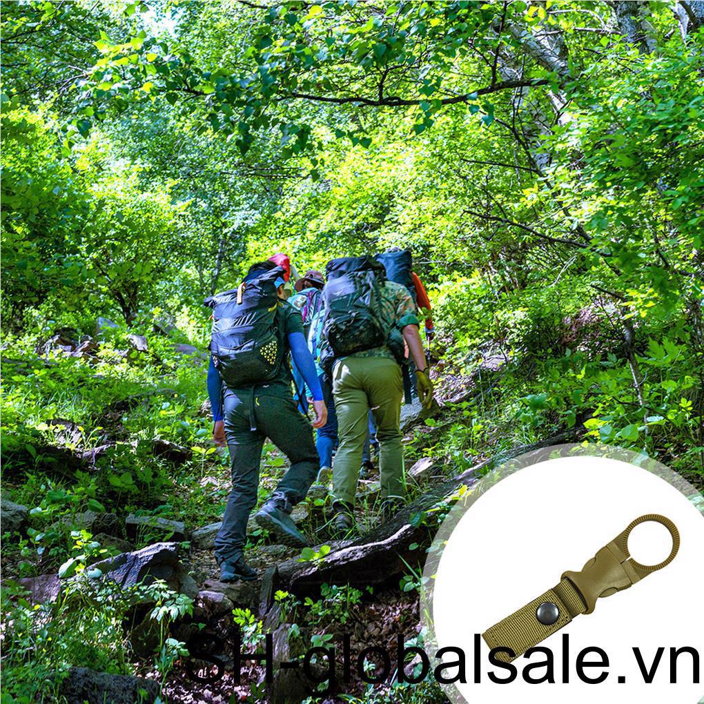 [Global] Giá Đỡ Bình Nước Bằng Vải Co Giãn Có Móc Khóa Đa Ứng Dụng Cho Hoạt Động Ngoài