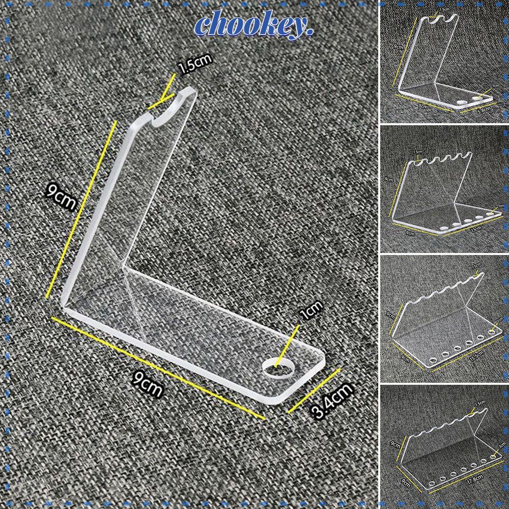CHOOKEY Giá Đỡ Bút / Cọ Trang Điểm Bằng Acrylic Trong Suốt Tiện Dụng