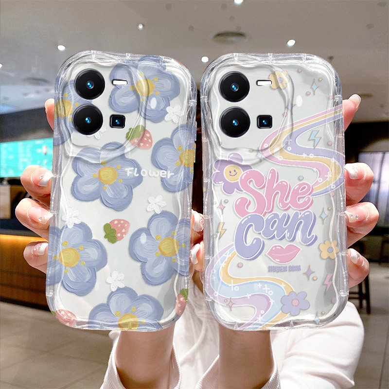 ốp lưng Vivo Y35 Ốp Điện Thoại tpu Mềm Trong Suốt Chống Rơi In Chữ Love your seif Cho Vivo Y35 4G TYNY