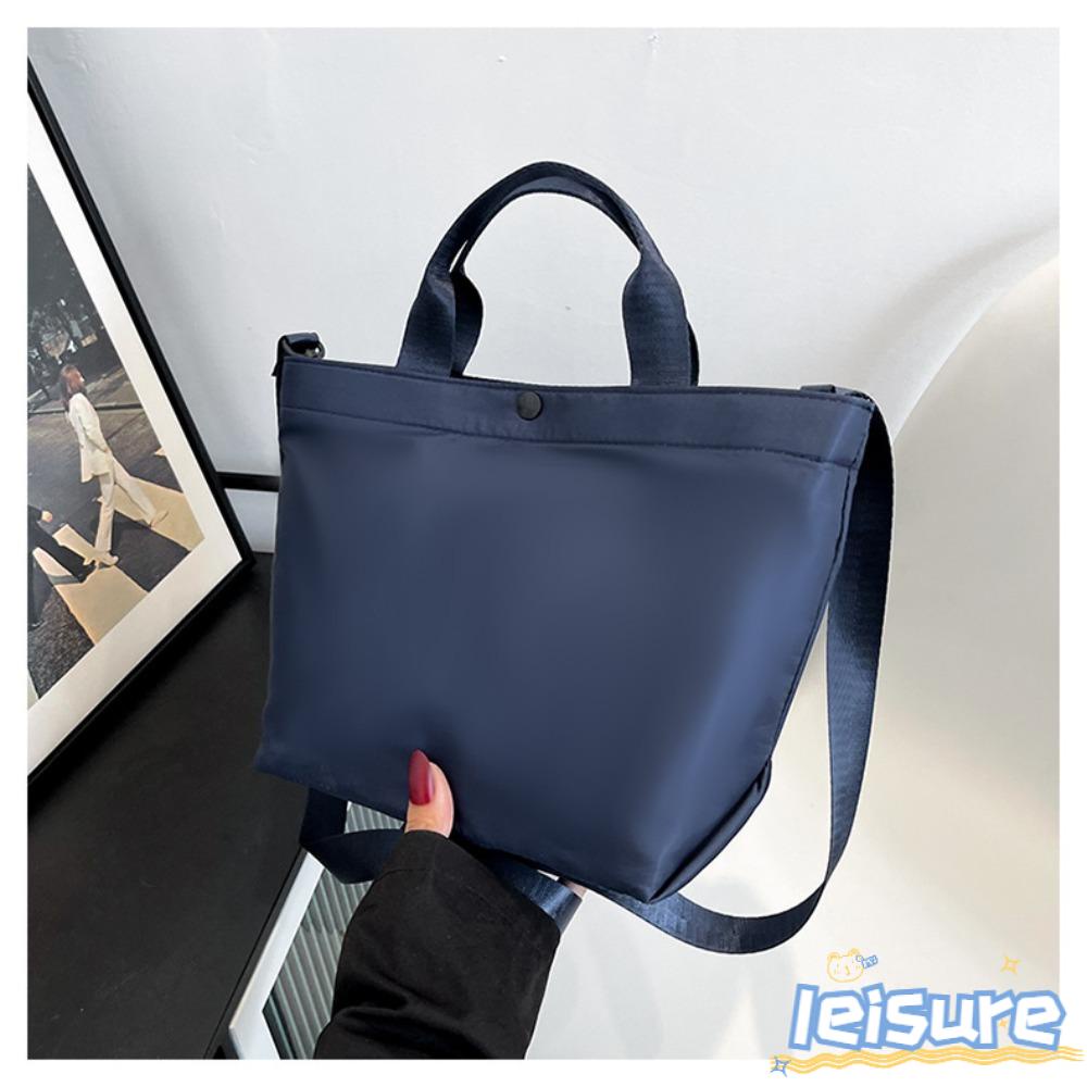LEISURE Túi Xách Vải Nylon Cỡ Lớn Thiết Kế Đơn Giản