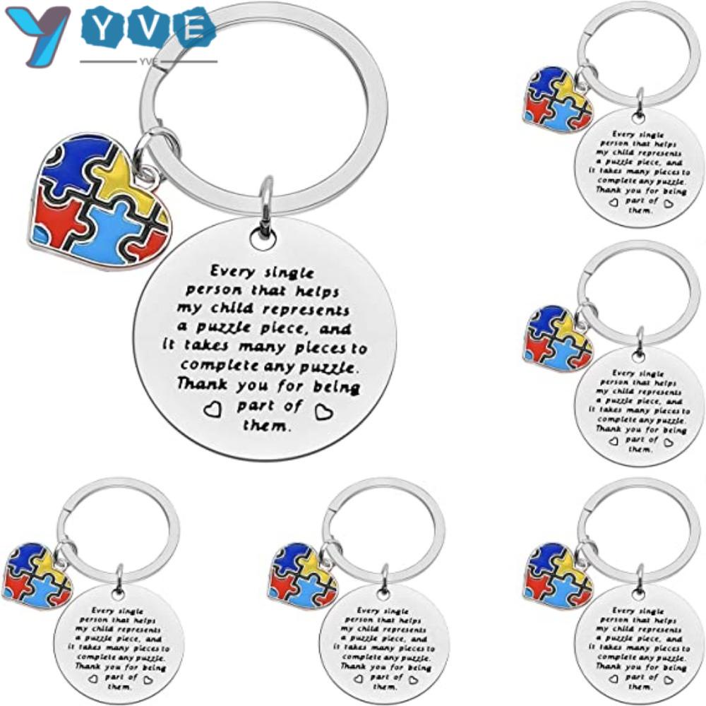 YVE Bộ 6 Miếng Dán Cảm Ứng In Chữ Thank Awareness