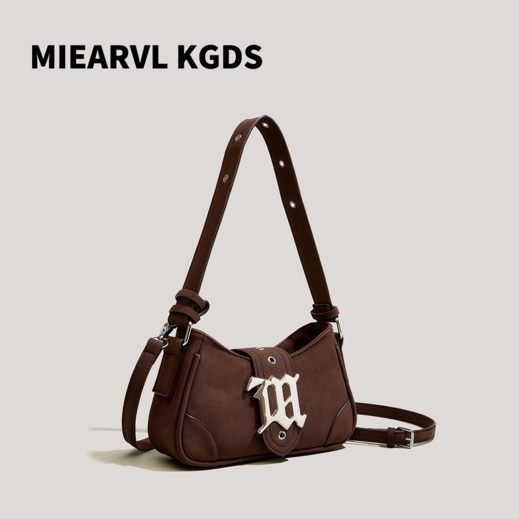 Miearvl KGDS Túi Đeo Dưới Cánh Tay Bằng Da Lộn Nhám Phong Cách Retro Bán Chạy Cho Nữ