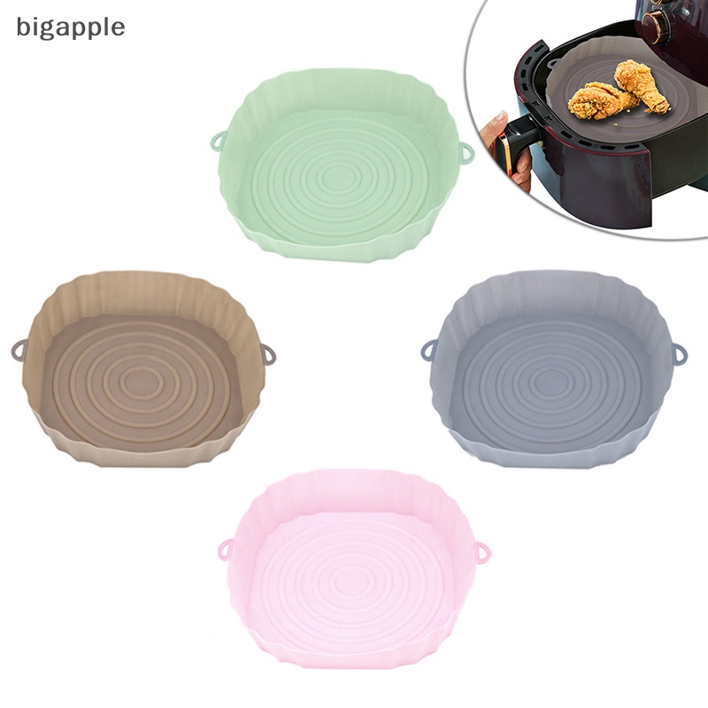 Tấm Lót Nồi Chiên Không Dầu Bằng Silicone Chịu Nhiệt Tái Sử Dụng Tiện Lợi