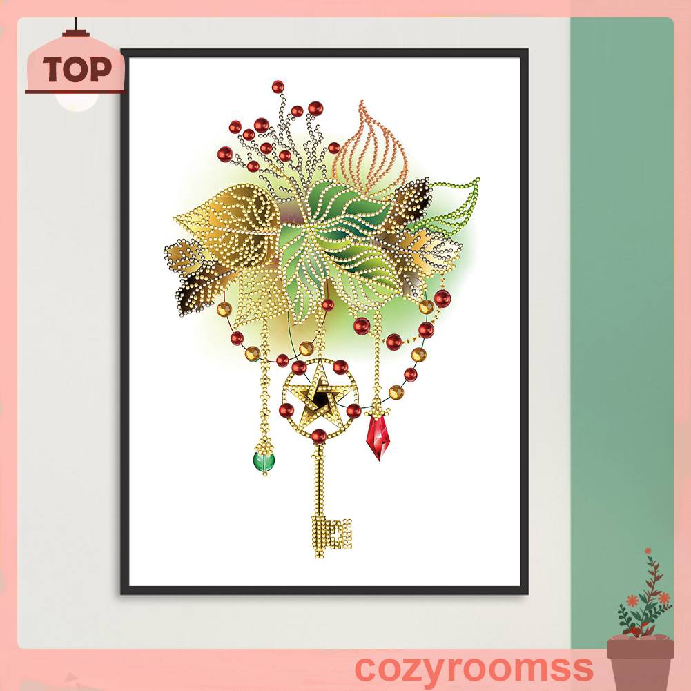 Bộ Tranh Đính Đá 5D Tự Làm Hình Hoa Trang Trí Nhà Cửa