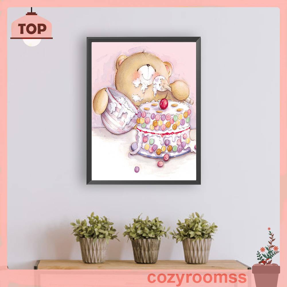 Tranh Đính Đá Kim Cương Toàn Bộ 5D DIY Hình Vẽ Động Vật