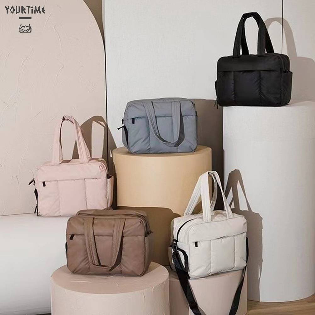 Túi Tote Bằng Nylon Siêu Nhẹ Có Ngăn Đựng Đồ Khô / Ướt Đa Năng Cho Nam Nữ