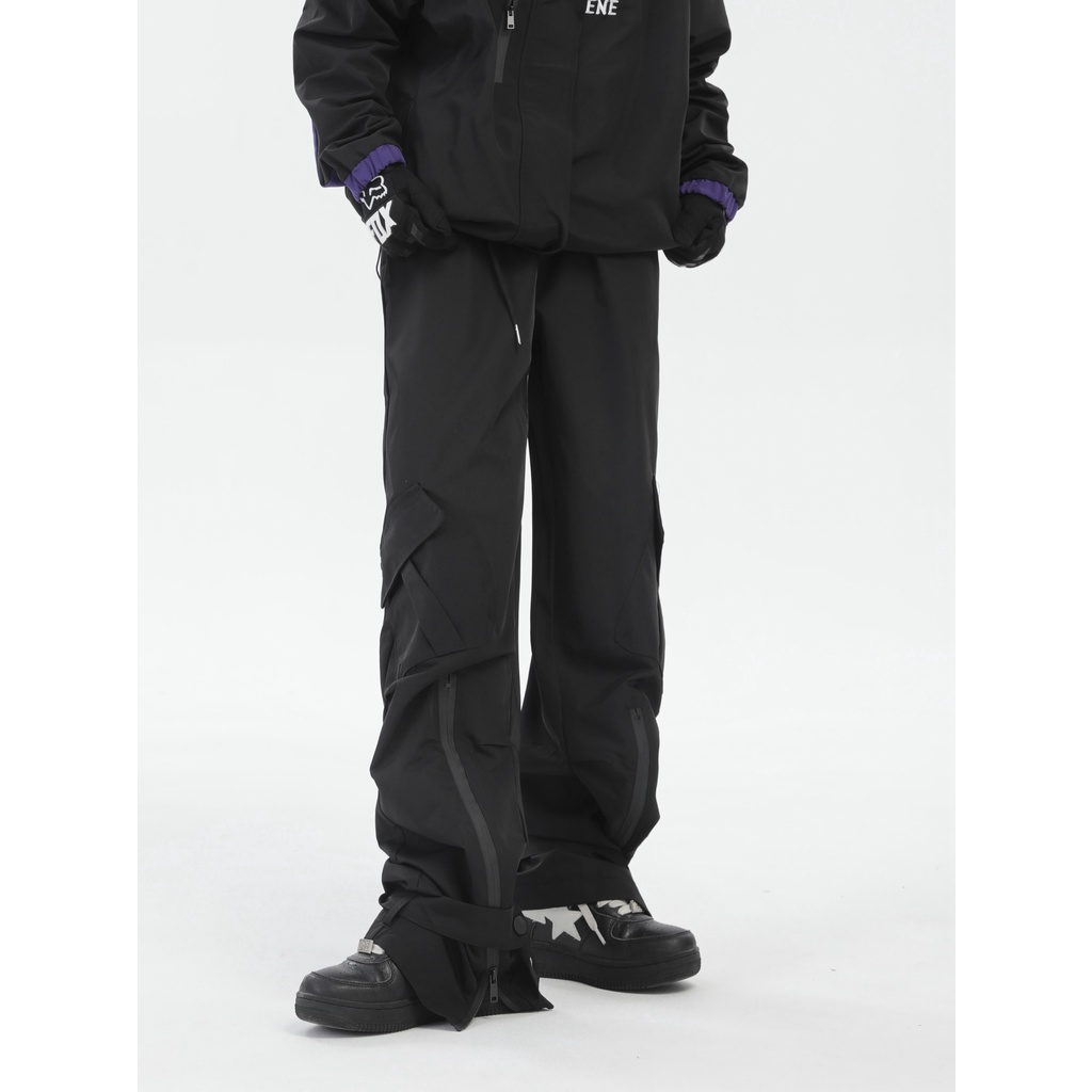 X Quần Dài Ống Rộng Phong Cách Hip Hop Mỹ Cá Tính Cho Nữ