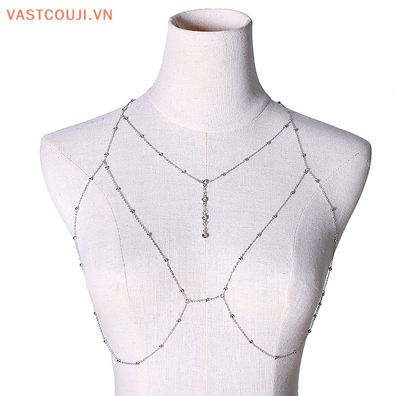 Vòng cổ Cơ Thể Chuỗi Xích Mặt Chữ Thập Quyến Rũ Cho Nữ