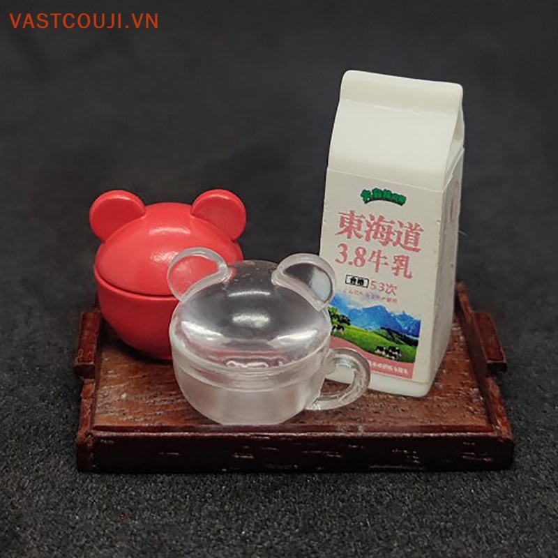 Bộ Cốc Uống Nước Bằng Silicon Dùng Trang Trí Nhà Búp Bê