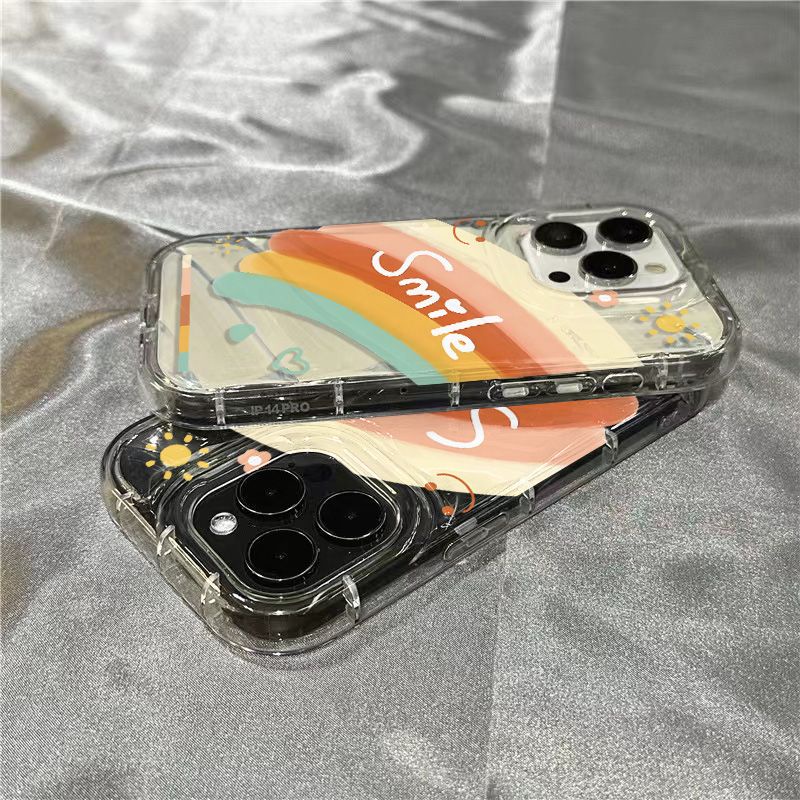 Bọt Biển Hình Vuông Nhỏ Màu Cầu Vồng 2YN1 Đa Năng 2YN1 Cho Apple Rainbow-FLPlus