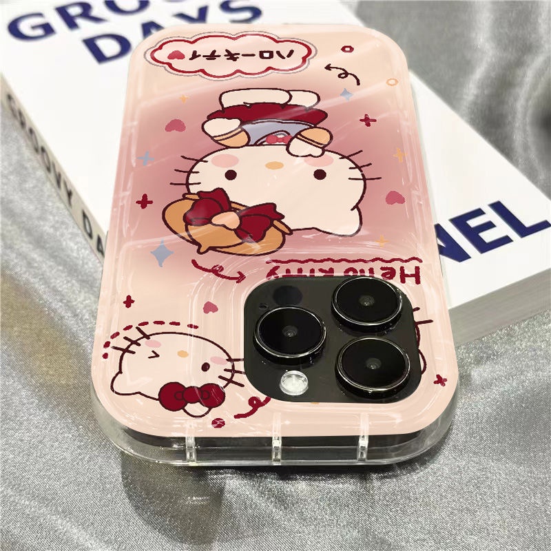 Ốp Điện Thoại Dẻo Trong Suốt Họa Tiết Hoạt Hình Chú Mèo Dễ Thương Cho iPhone14promax7xr811plus 1312 BNF2