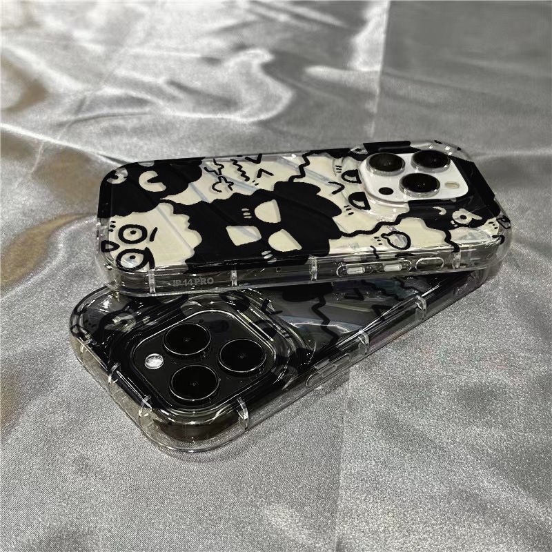 Ốp Điện Thoại Mềm Trong Suốt Hình Bùi Nhùi Đáng Yêu Cho iPhone14promax 1312 / 11 7 / 8plus xr / sins Ybu