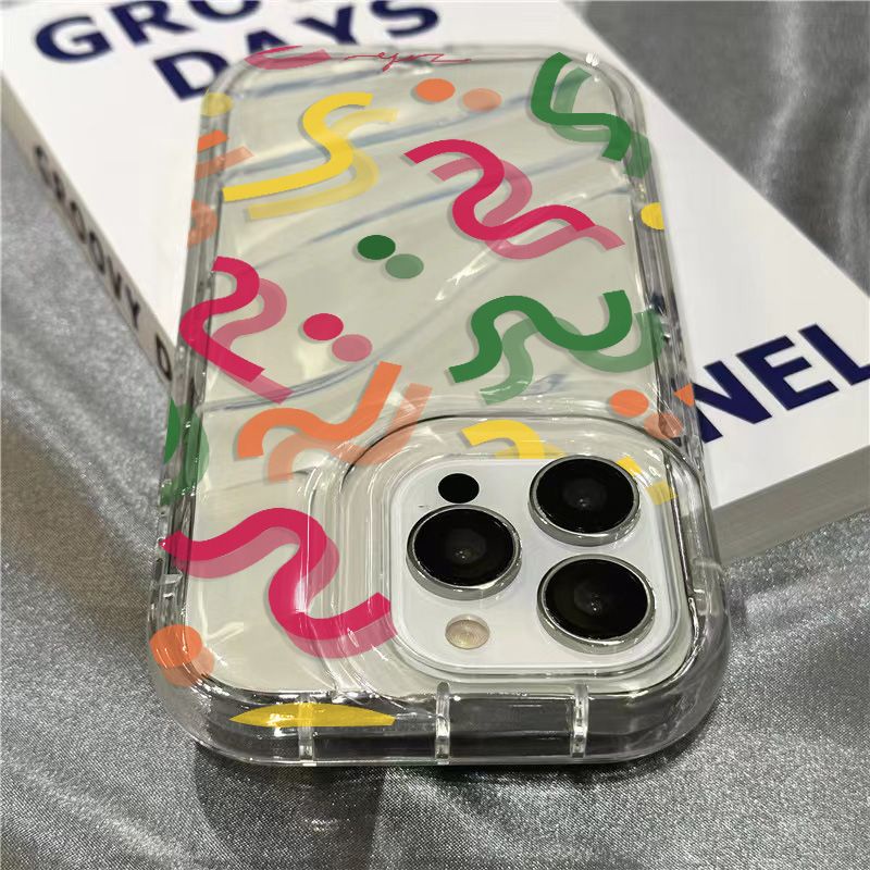 Ốp Điện Thoại Mềm Trong Suốt Họa Tiết Cá Sấu Dễ Thương Cho iPhone14promax 1312 / 11 7 / 8plus xr / sins AEAM