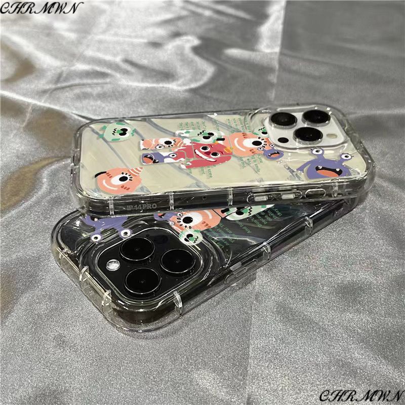 Ốp Điện Thoại Mềm Chống Sốc In Hình Gấu Hoạt Hình Cho Iphone 14pro118pl 7iPhone12 13max HR1T