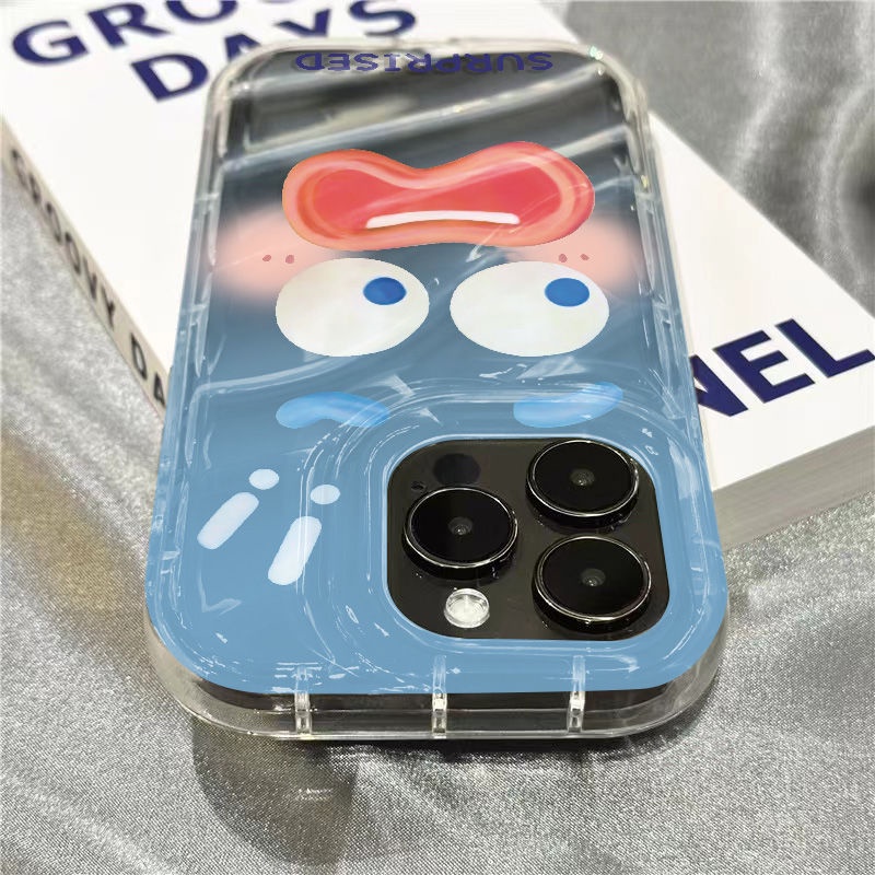 Ốp Điện Thoại Dẻo Trong Suốt Họa Tiết Hoạt Hình Cảm Xúc Vui Nhộn Cho Iphone14Promax GXPB 11 1312plus 78 Xr