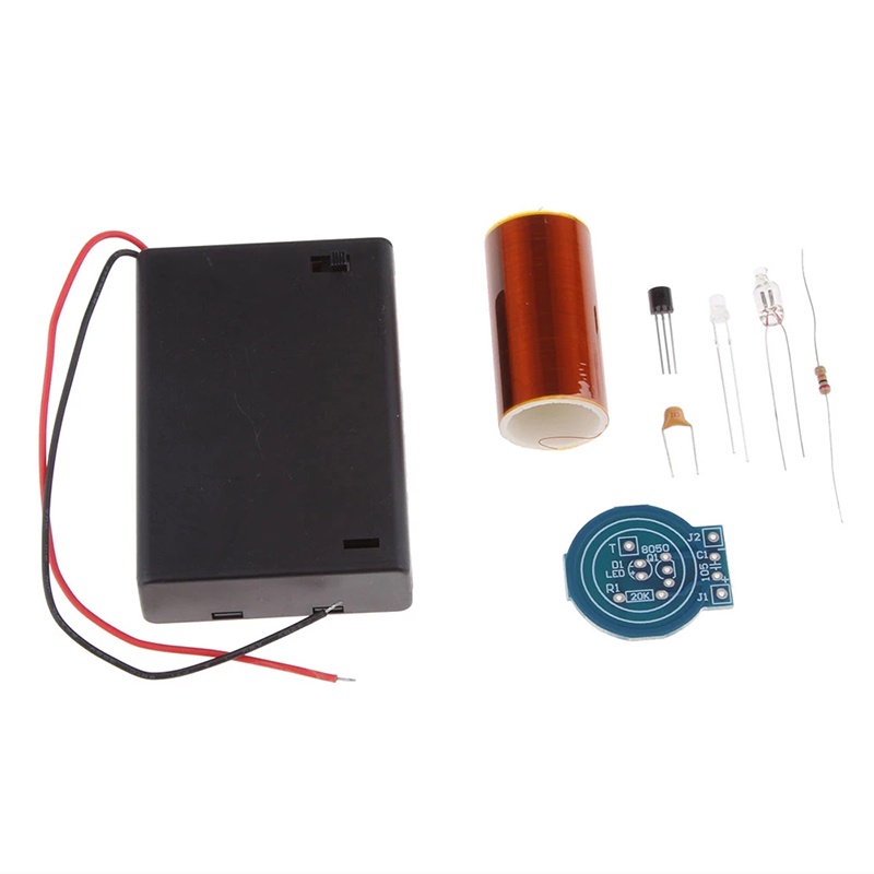 1 Cuộn Dây Tesla DIY Sử Dụng Pin Tiện Lợi