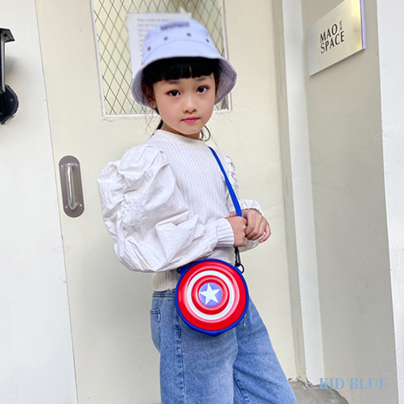 Túi Đeo Chéo Hình Người Nhện Hoạt Hình Xinh Xắn Cho Bé