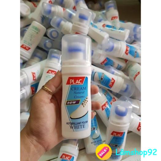 👌Dung dịch tẩy trắng giầy Plac, làm sạch giầy nhanh có bàn chải cọ rất dễ vệ sinh