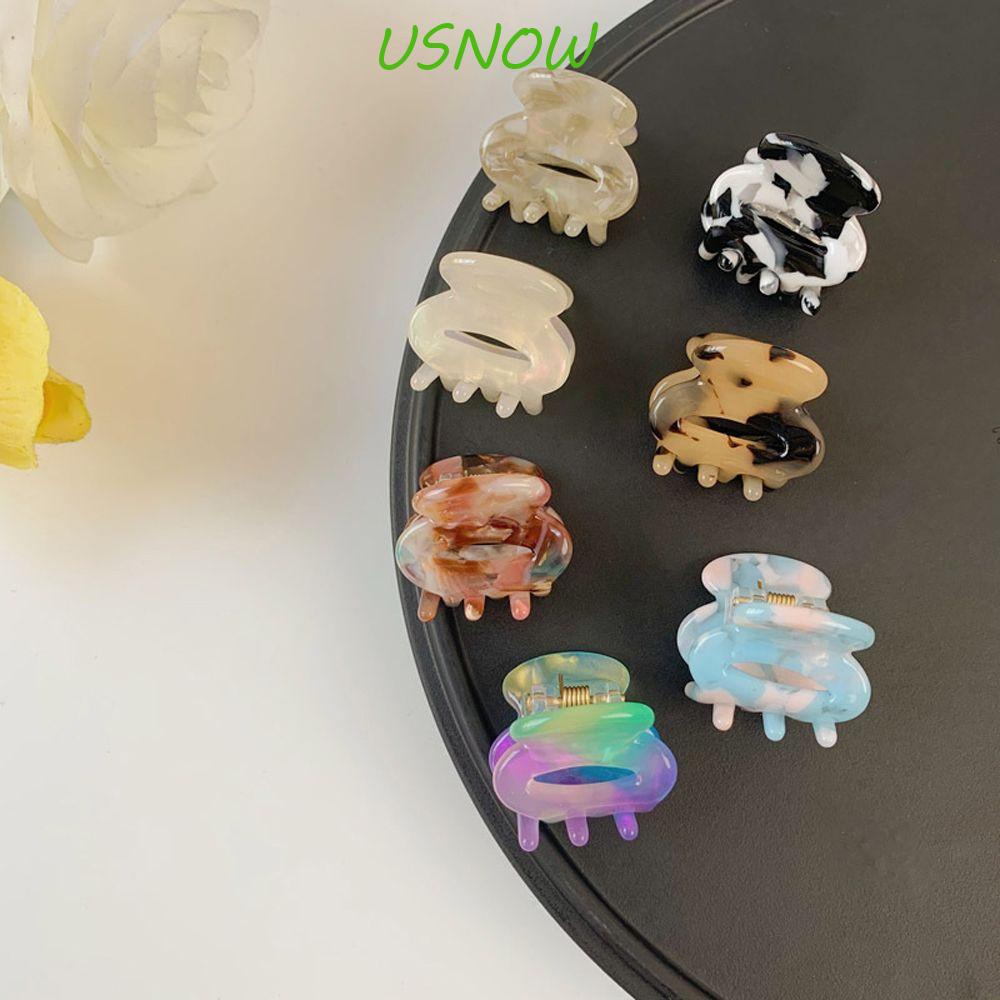 USNOW Kẹp Tóc Hình Con Cua Nhỏ Xinh Xắn Phong Cách Hàn Quốc Cho Bạn Gái