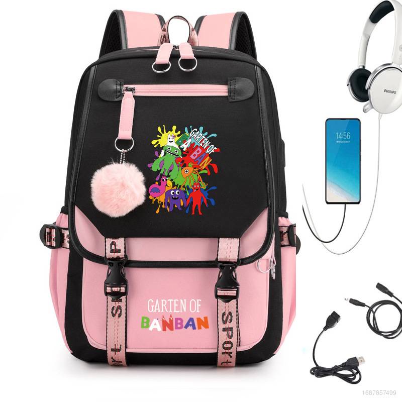 Ba Lô Đeo Vai YYDS Garten of Bankban Cỡ Lớn In Họa Tiết Thoáng Khí Chống Thấm Nước Đa Năng Cho Nam Và Nữ