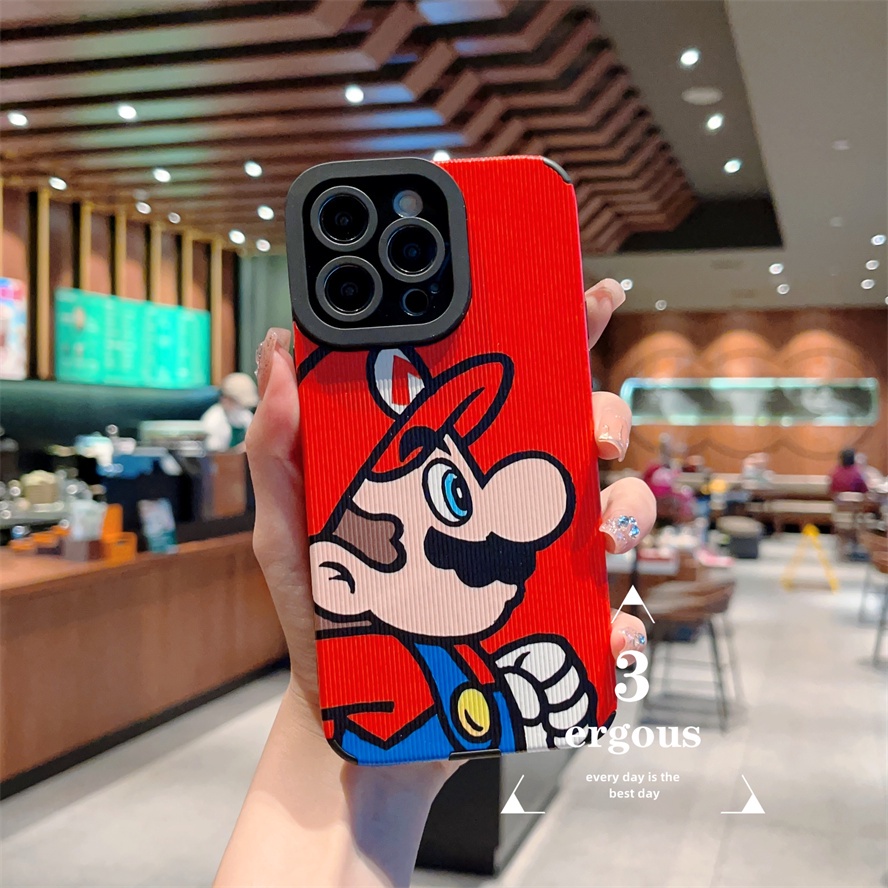 Ốp Điện Thoại Hình Game Super Mario Cho IPhone 14 13 12 11 Pro Max SE2020 X XR Xs Max 7 8 Plus