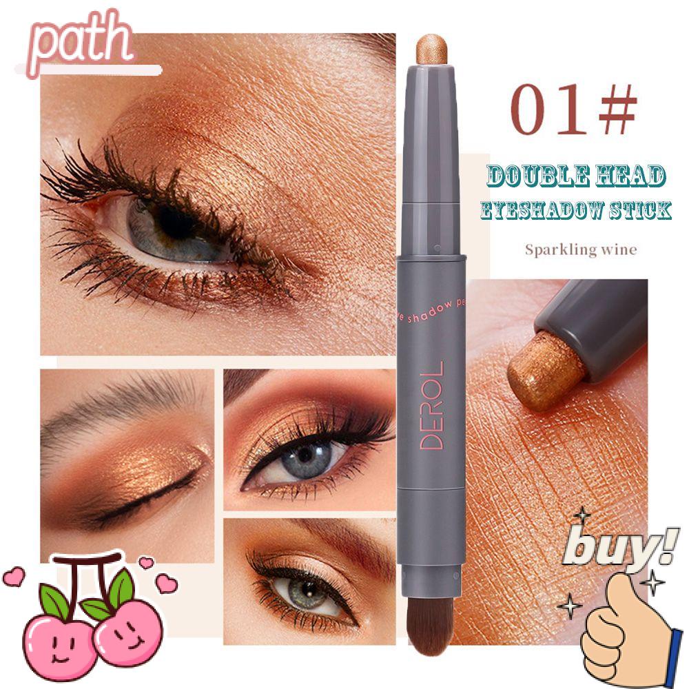 PATH Phấn Mắt Dạng Thỏi Màu Ánh Kim Lấp Lánh Lâu Trôi Kèm Cọ Tiện