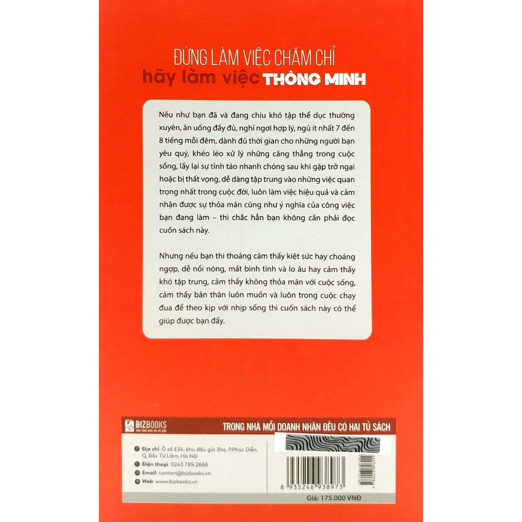 Sách Đừng Làm Việc Chăm Chỉ - Hãy Làm Việc Thông Minh