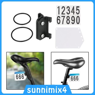 Xe đạp đường bộ biển số giá đỡ thẻ đua giá đỡ cố định phía sau