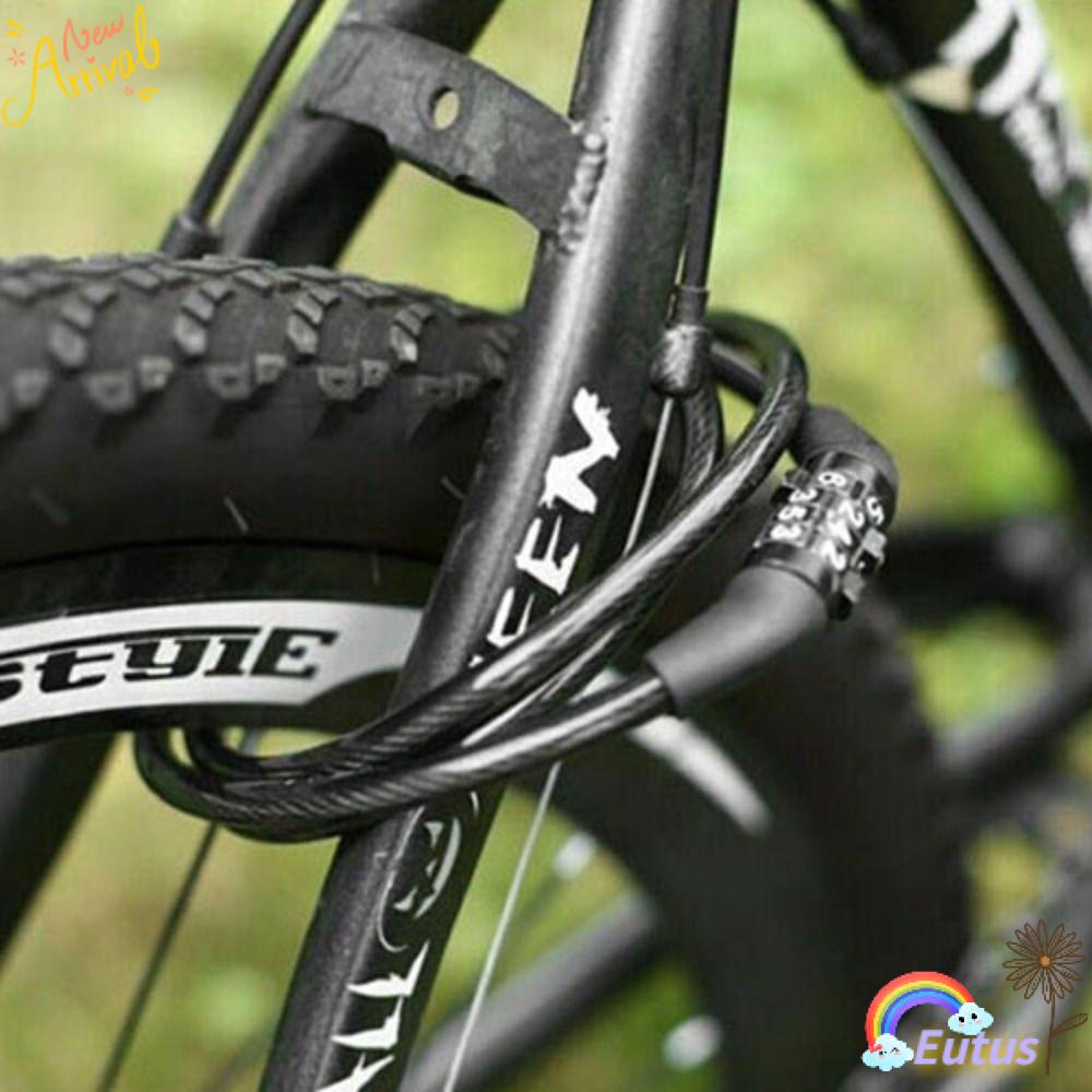 Dây Khóa Mật Khẩu 4 Chữ Số 1200MM Chống Trộm Tiện Dụng Cho Xe Đạp