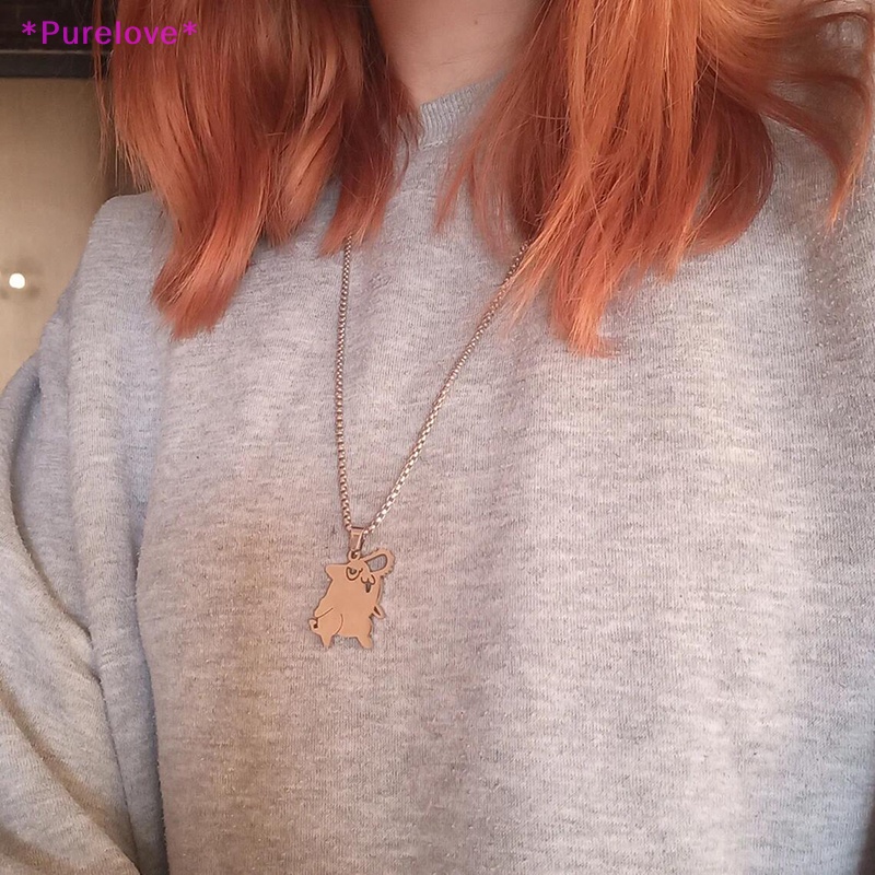 Vòng cổ Mặt Mèo Pochita Hóa Trang Nhân Vật Anime Dễ Thương Cho Nam Và Nữ Mới