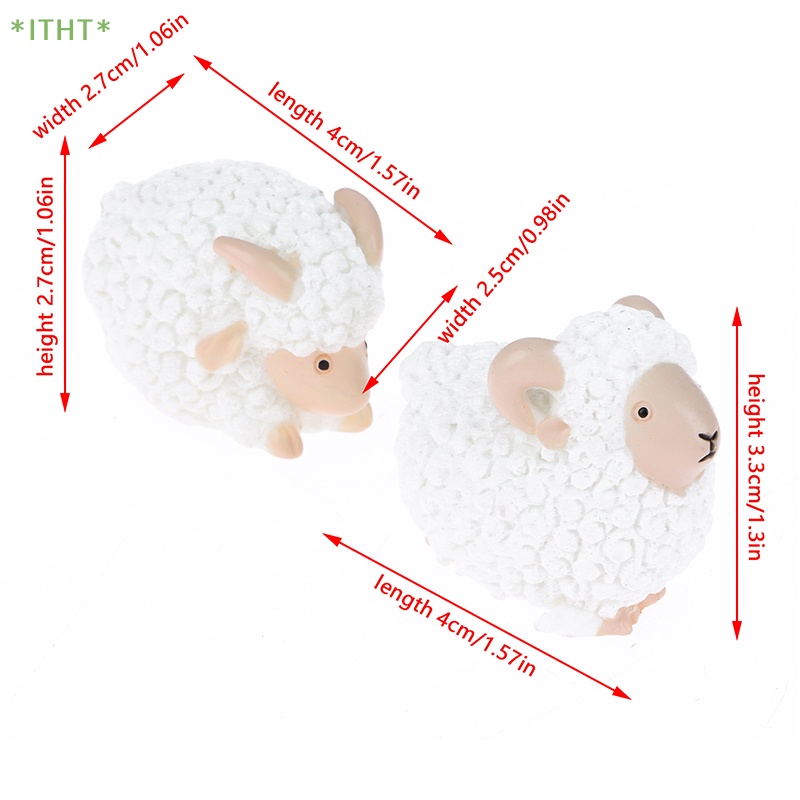 1 Mô Hình Chú Cừu Mini Đáng Yêu Dùng Trang Trí Mới